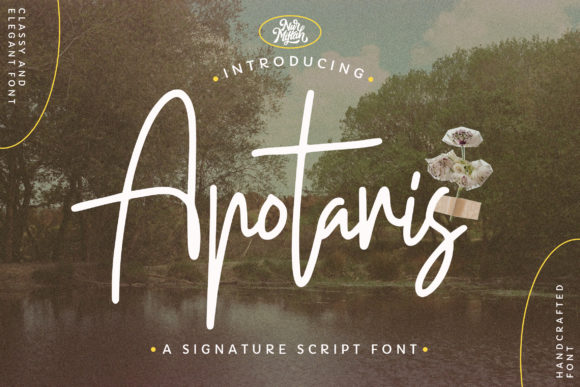 Apotaris: The Script Font That Elevates Your Campaign