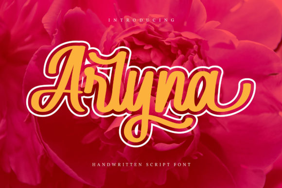 Arlyna: A Handwritten Font for Modern Branding and Marketing