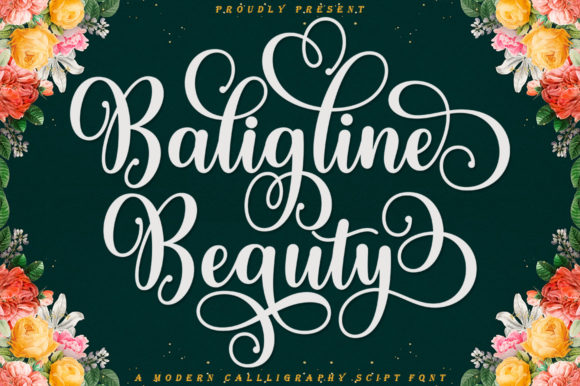 Baligline Beauty: A Script Font That Elevates Your Campaign Design