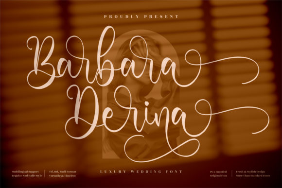 Barbara Derina Font – Modern Handwritten Typography for Web Design