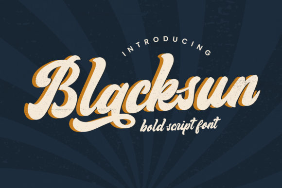 Blacksun Font: A Bold Handwritten Typeface for Modern Marketing