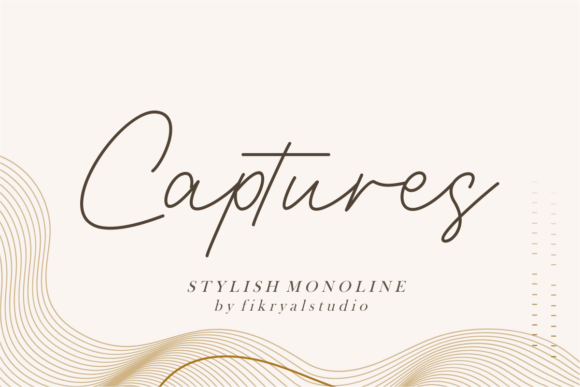 Captures Font: A Handwritten Typeface That Elevates Campaign Design