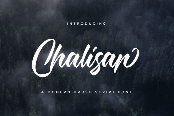Chalisan: A Handwritten Typeface for Editorial Elegance