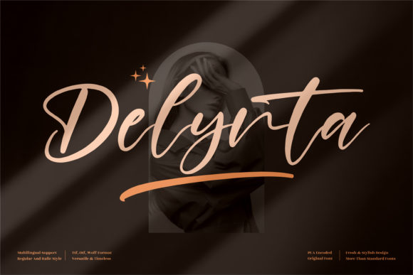 Delynta: A Script Font for Editorial Elegance