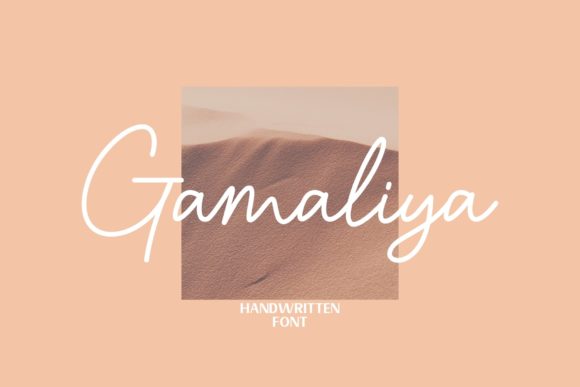 Gamaliya: A Script Font That Elevates Editorial Design