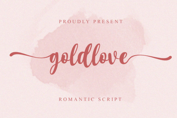 Goldlove: A Handwritten Typeface for Modern Branding