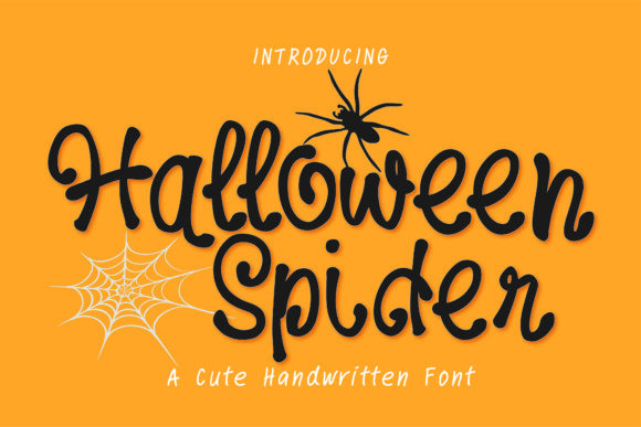 Halloween Spider Font: A Friendly Typeface for Digital Design