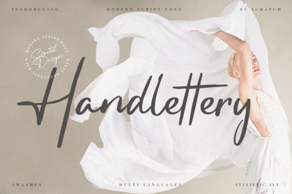 Handlettery: A Handwritten Typeface for Editorial Elegance