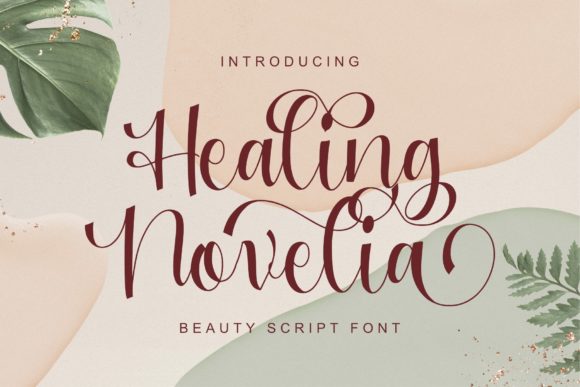 Healing Novelia: A Script Font That Brings Handmade Projects to Life