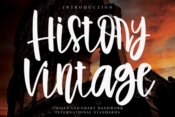 History Vintage Font: A Delightful Display Typeface for Web Design