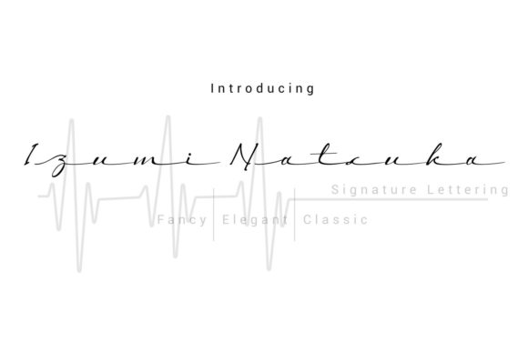 Izumi Natsuka: A Script Font That Breathes Life into Branding