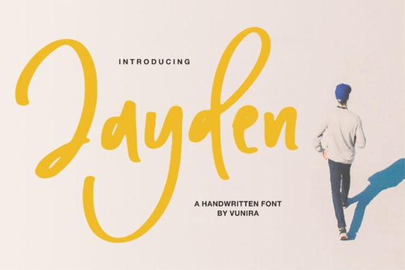 Jayden Font: A Script Typeface for Digital Brand Elegance