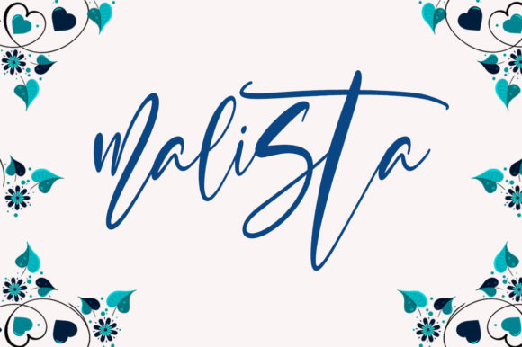Malista: A Script Font That Brings Handmade Charm to Life
