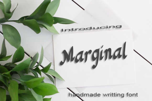 Marginal Font Review: A Stylish Handwritten Typeface for Creative Projects