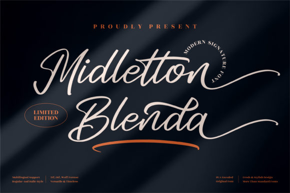 Midletton Blenda: A Script Font That Elevates Campaign Design