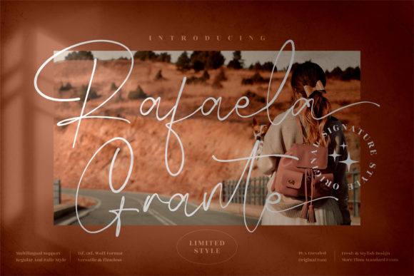 Rafaela Grante Typeface: A Designer’s Journey with a Luxurious Handwritten Font