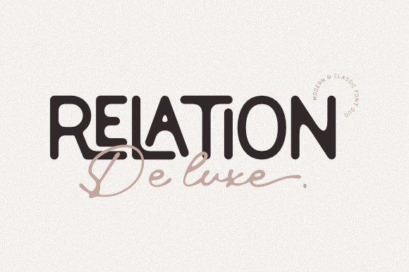 Relation De Luxe: A Stylish Typeface for Stronger Campaigns