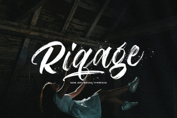 Riqage Font: A Handwritten Typeface for Bold, Natural Designs