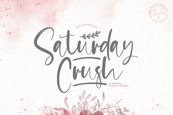 Saturday Crush: A Playful Script Font for Editorial Design