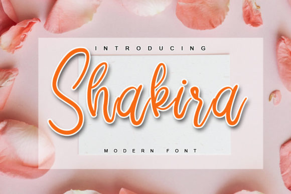 Shakira Font: A Whimsical Typeface for Polished Branding