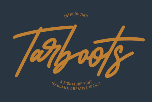 Tarboots: A Script Font for Thoughtful Typography