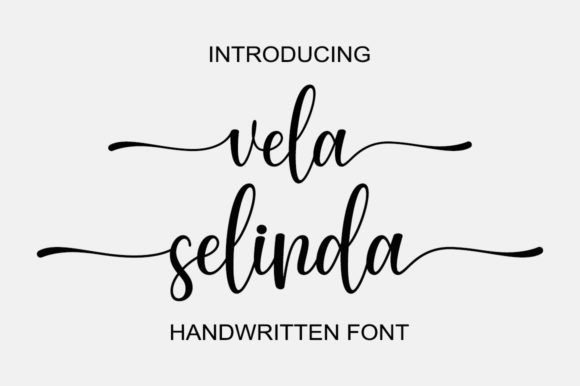 Vela Selinda: A Script Font That Elevates Your Brand