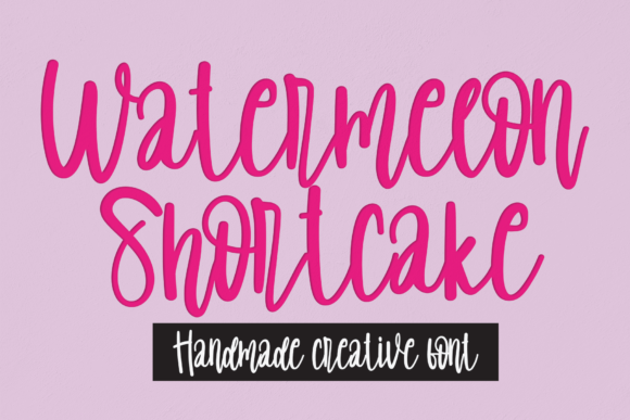 Watermelon Shortcake Font Review for Campaign Design