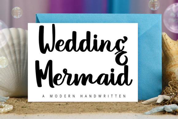Wedding Mermaid Font: A Delicate Touch for Your Brand